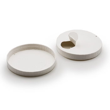 61802 50 pcs lid for cups diam. 65 mm   3,1 g C/PAP white